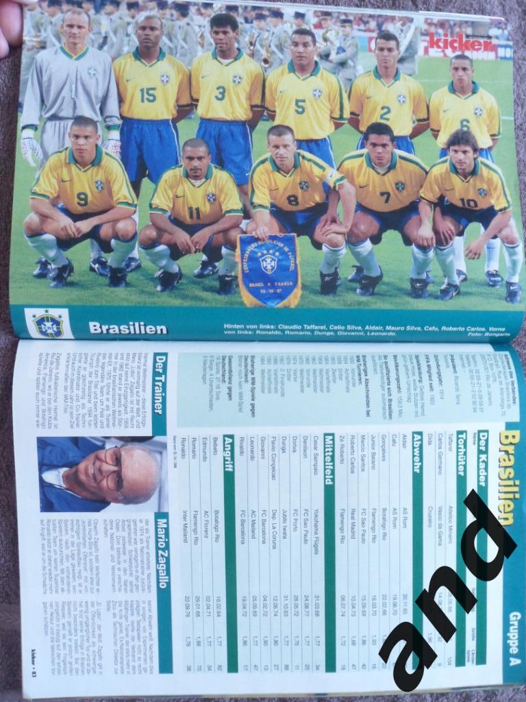 Kicker (спецвыпуск) чемпионат мира 1998 (постеры всех команд). 4