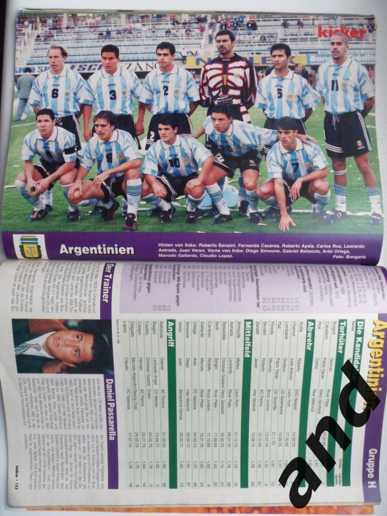 Kicker (спецвыпуск) чемпионат мира 1998 (постеры всех команд) 3