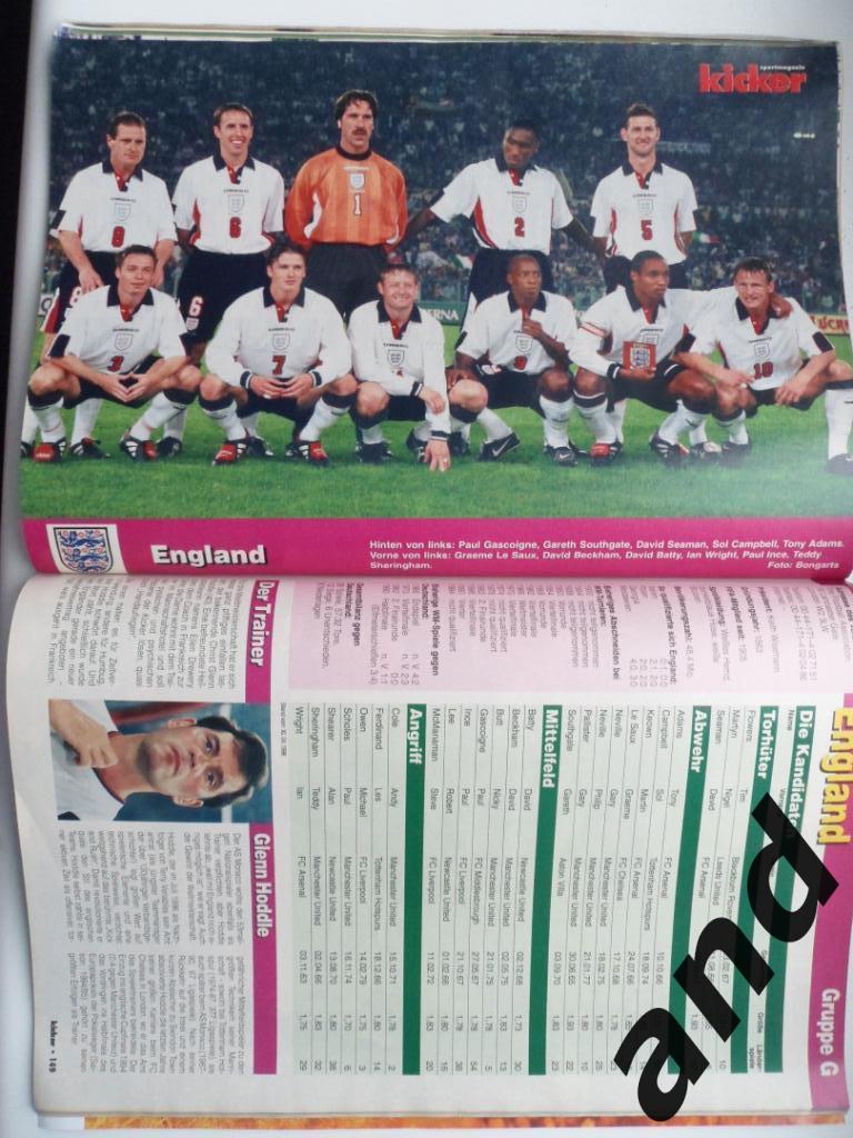 Kicker (спецвыпуск) чемпионат мира 1998 (постеры всех команд) 4