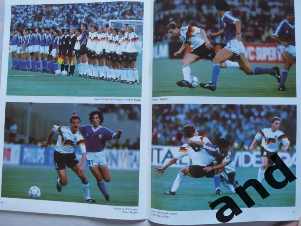 спецвыпуск - Чемпионы мира по футболу 1990 г (2 постера сб. Германии) 3