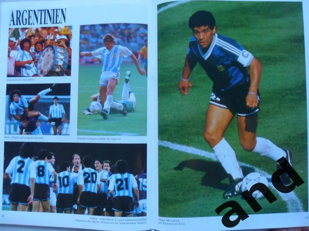 спецвыпуск - Чемпионы мира по футболу 1990 г (2 постера сб. Германии) 4
