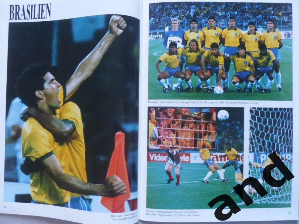 спецвыпуск - Чемпионы мира по футболу 1990 г (2 постера сб. Германии) 5