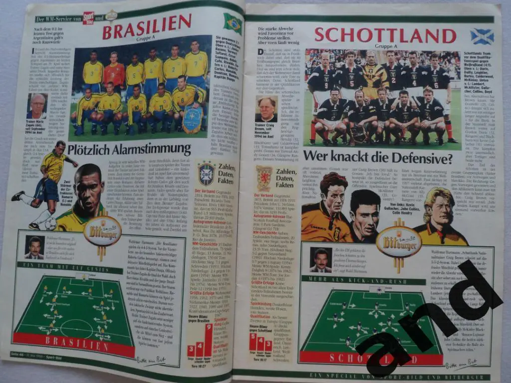 спецвыпуск - чемпионат мира 1998 (фото команд) 1