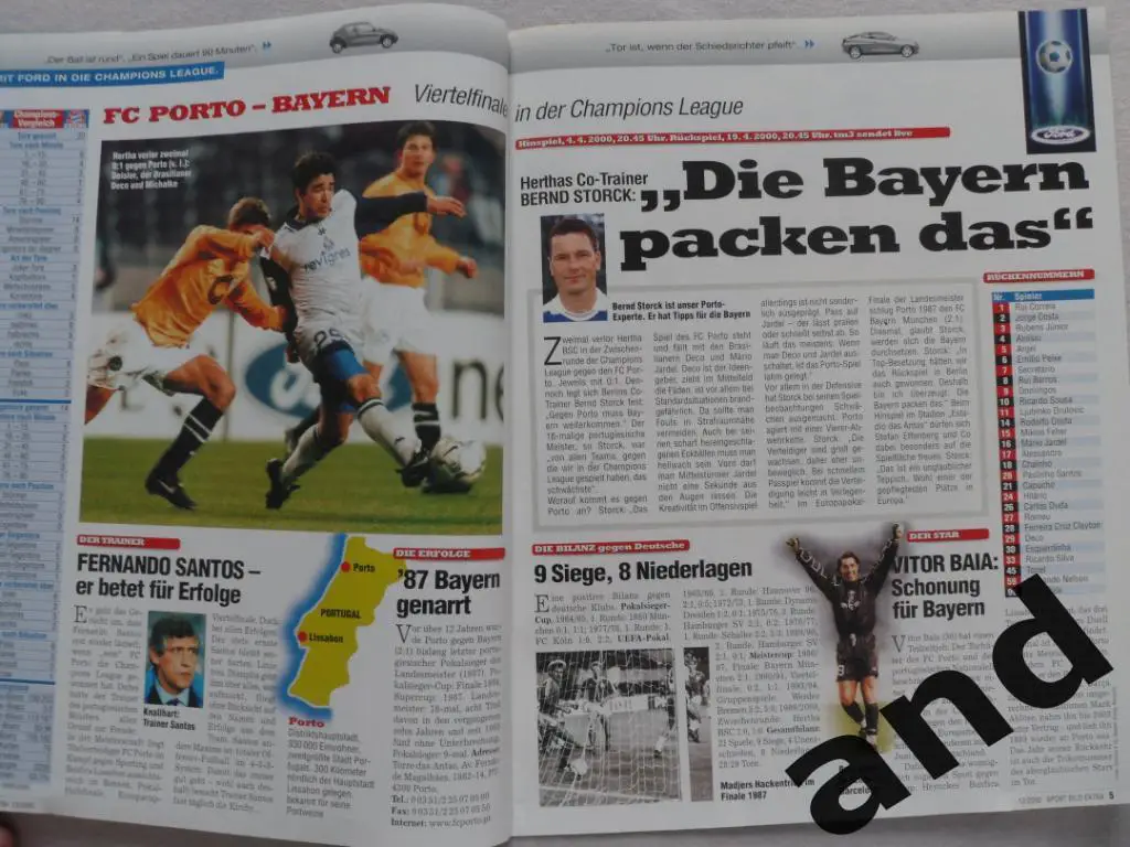 спецвыпуск - программа тура еврокубков (29 марта 2000) 1