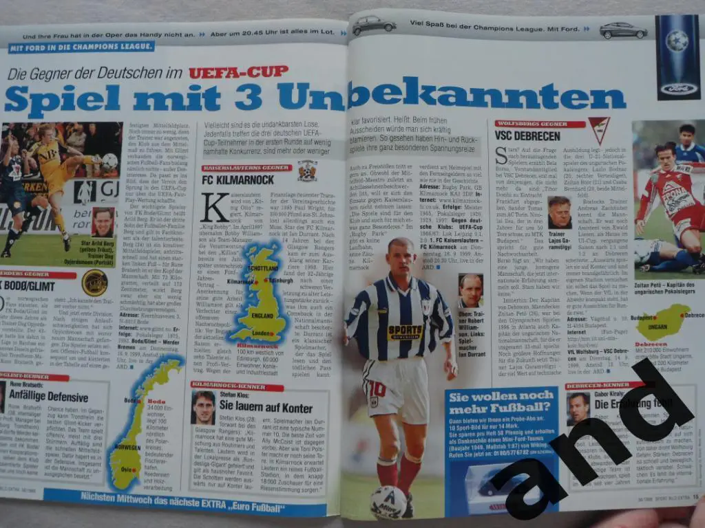 спецвыпуск - программа тура еврокубков (8 сентября 1999) 5