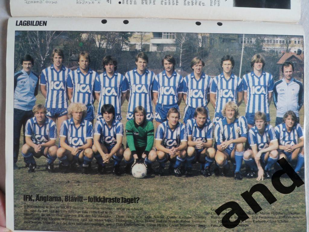 журнал Спорт (Швеция) № 3 (1981) постер Гетеборг 1
