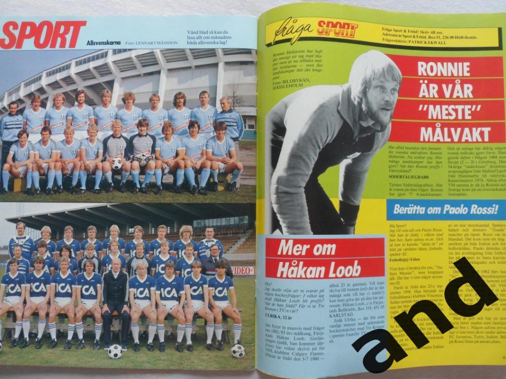 журнал Спорт (Швеция) № 5 (1983) постер Равелли 3