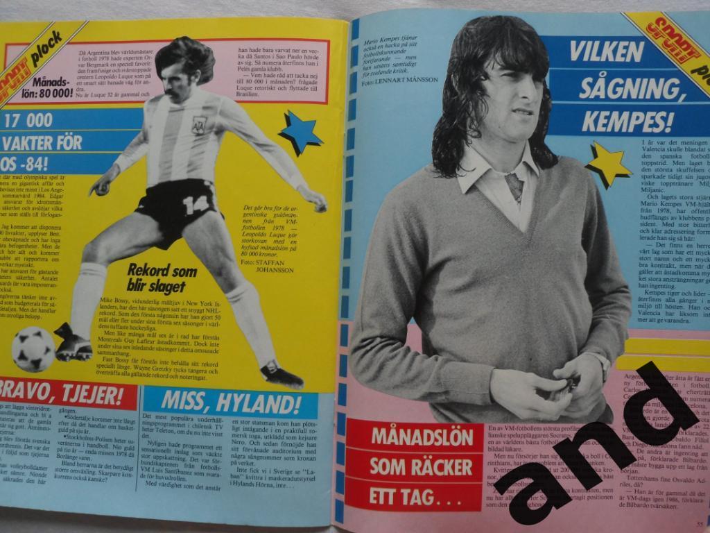 журнал Спорт (Швеция) № 5 (1983) постер Равелли 4