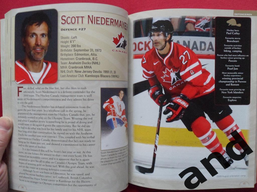 Guide гид гайд Сб. Канады по хоккею на Олимпиаде 2010 г. 7