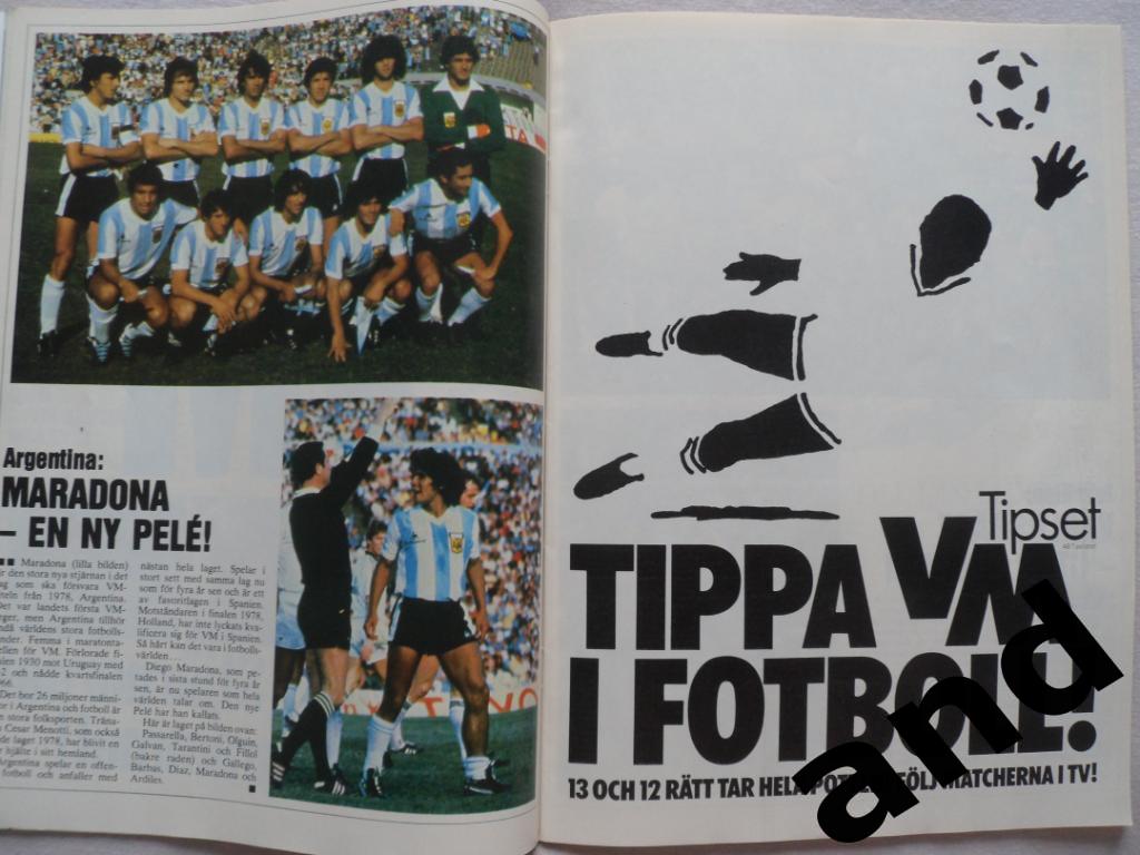 журнал Спорт (Швеция) № 4 (1982) фото всех команд к ЧМ-82 7