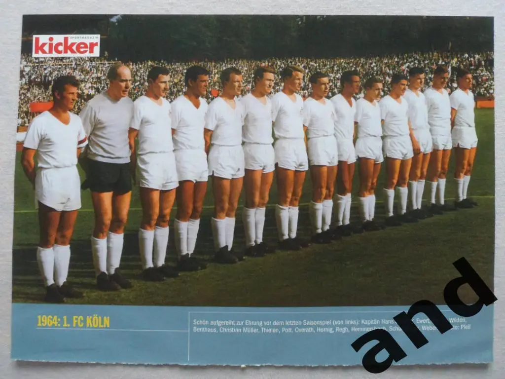 Kicker постер Кельн 1964