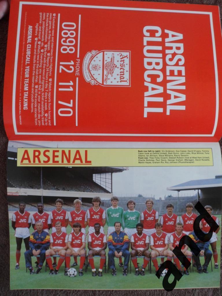 программа Арсенал - Ливерпуль (Кубок Английской лиги 1987 Финал)2 постера команд 3