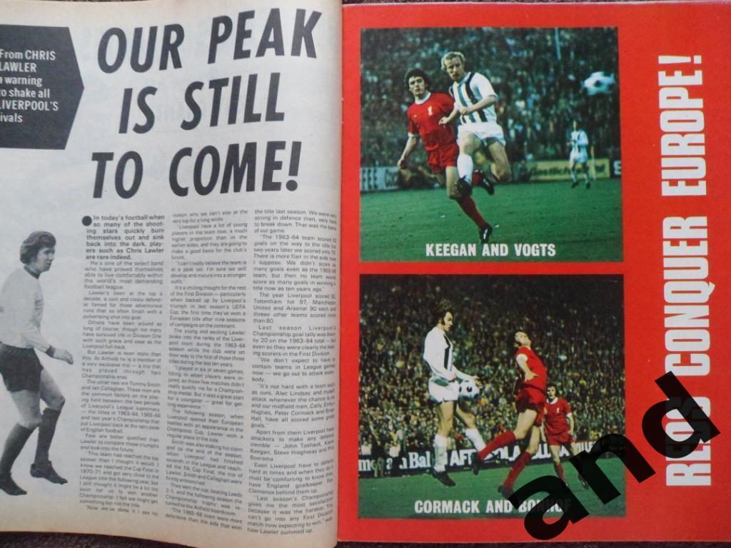 Football Pictorial июль 1973 большой постер Селтик 5