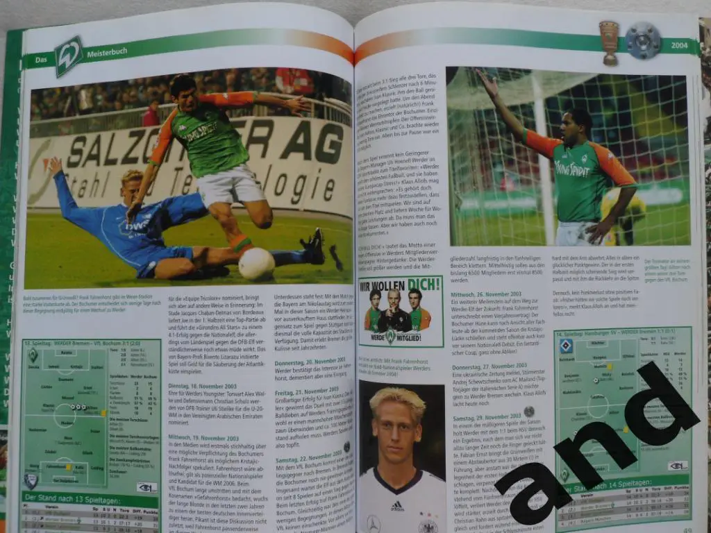 спецвыпуск Вердер - золотой дубль 2004 г. 7