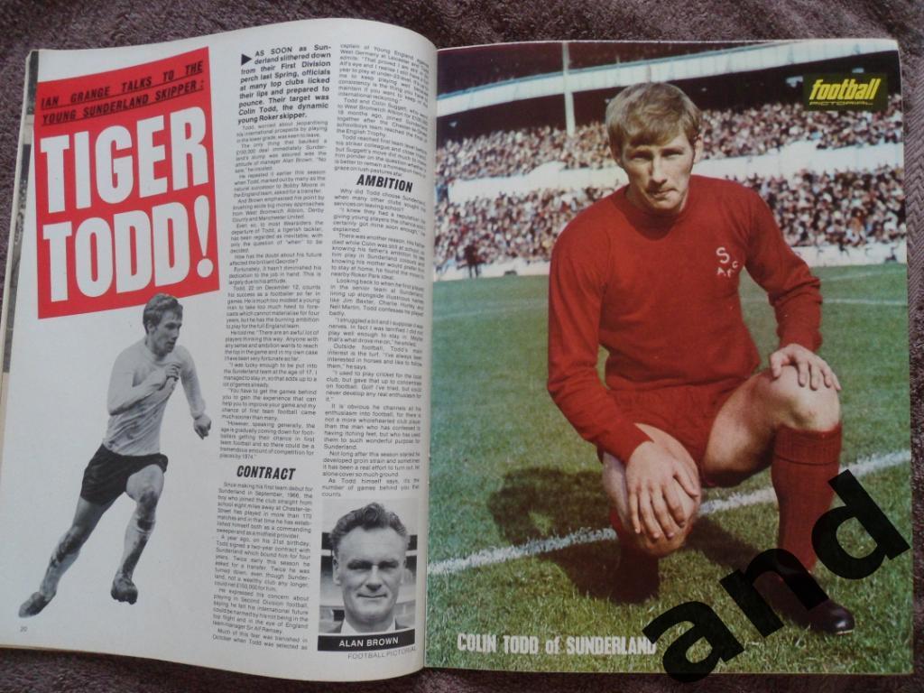 Football Pictorial нояб. 1971 большой постер Блэкпул 4