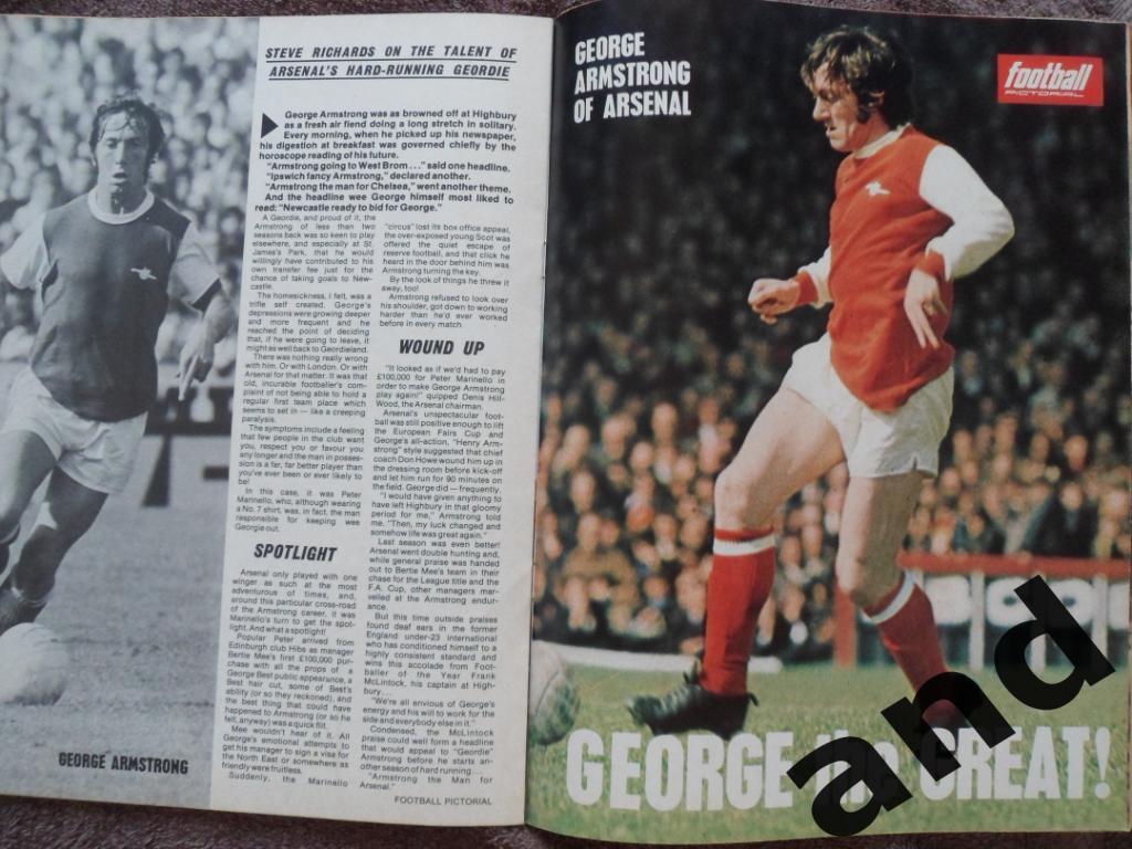 Football Pictorial июль 1971 большой постер Халл сити, Джордж Бест 4