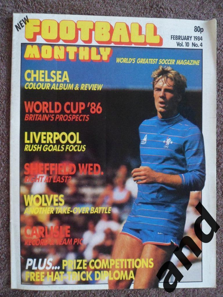 Football Monthly фев. 1984 большой постер Челси