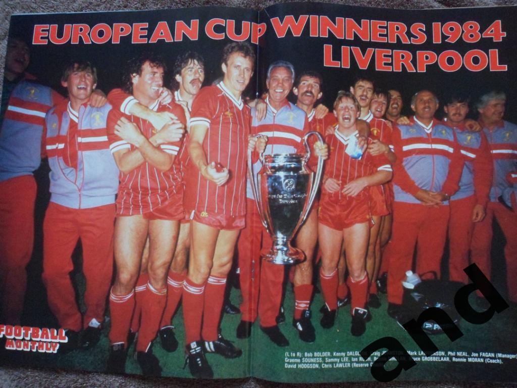Football Monthly июль 1984 большие постеры Ливерпуль, Г. Робертс 1