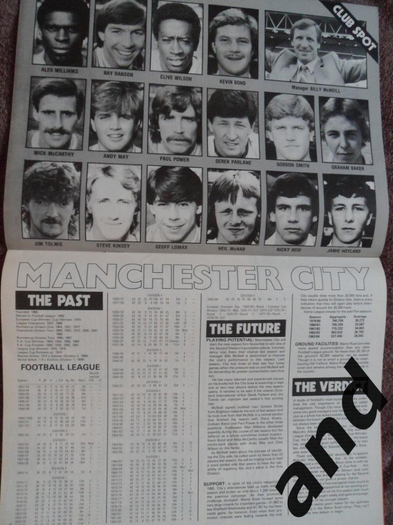 Football Monthly июль 1984 большие постеры Ливерпуль, Г. Робертс 3