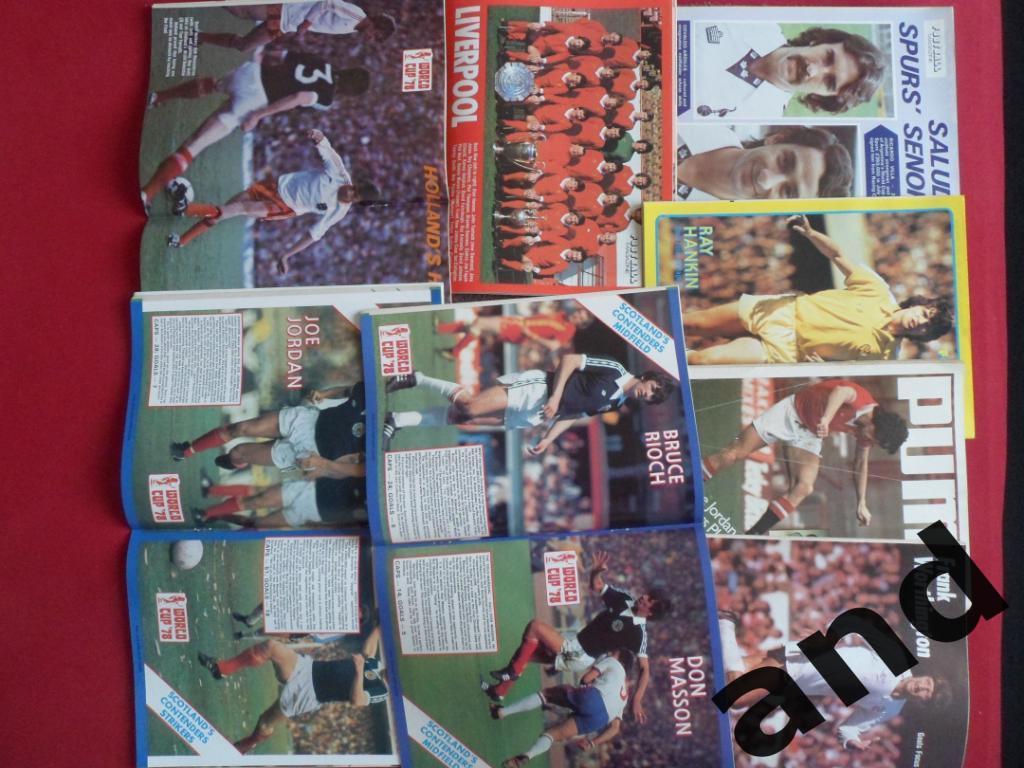 Football (Англия) 1978 -12 шт. годовой комплект/ большие постеры команд 2