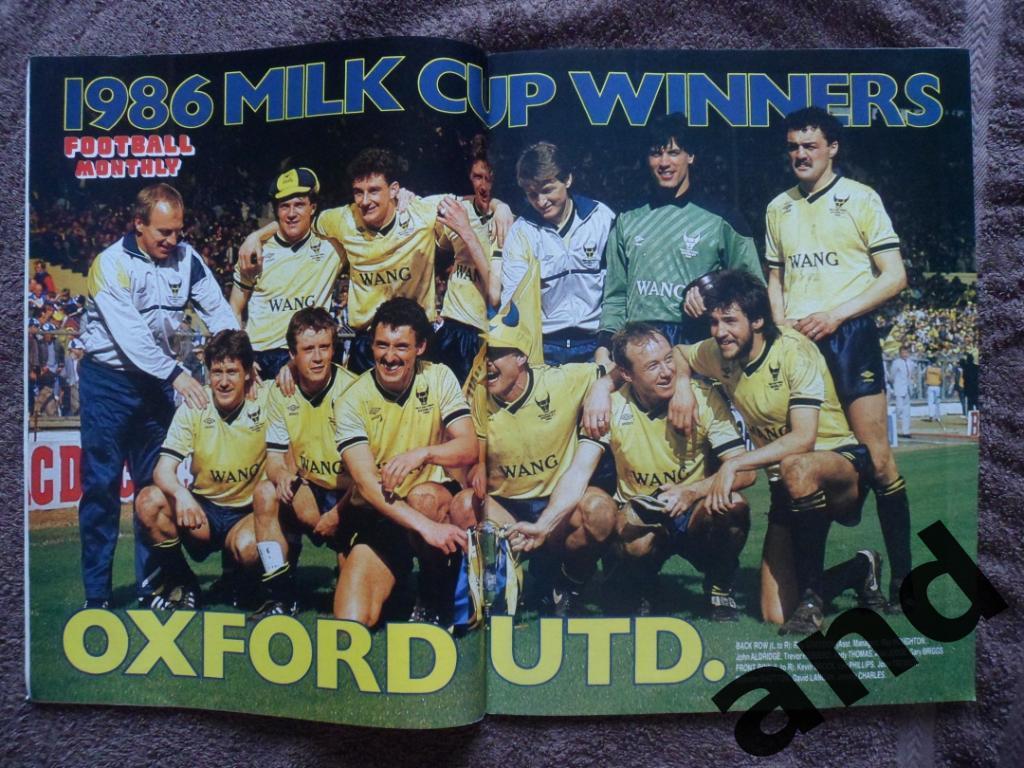 Football Monthly май 1986 / 2 больших постера: Англия, Оксфорд юнайтед 2