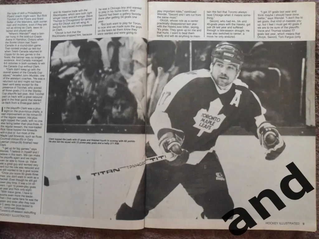 журнал Hockey Illustrated фев 1988 постеры Лемье, Гретцки 5