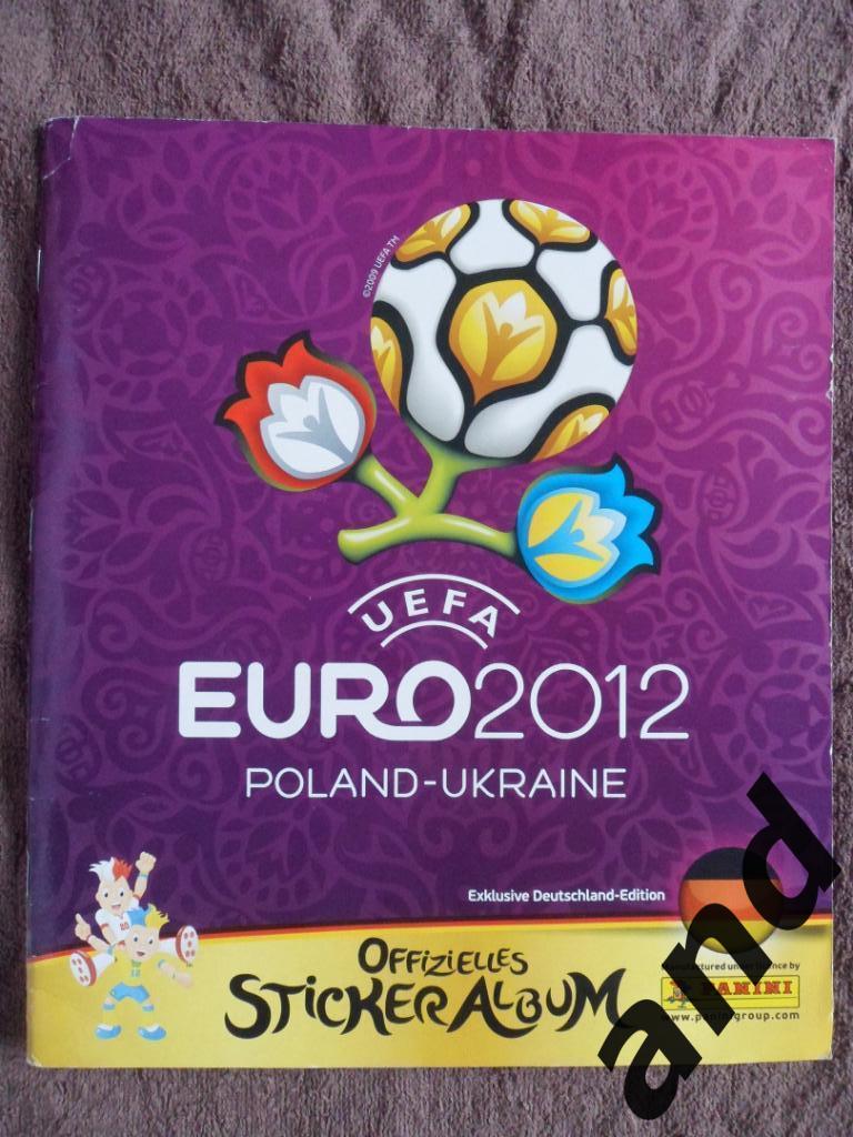 Альбом панини panini чемпионат Европы 2012 (со всеми наклейками)+плакат