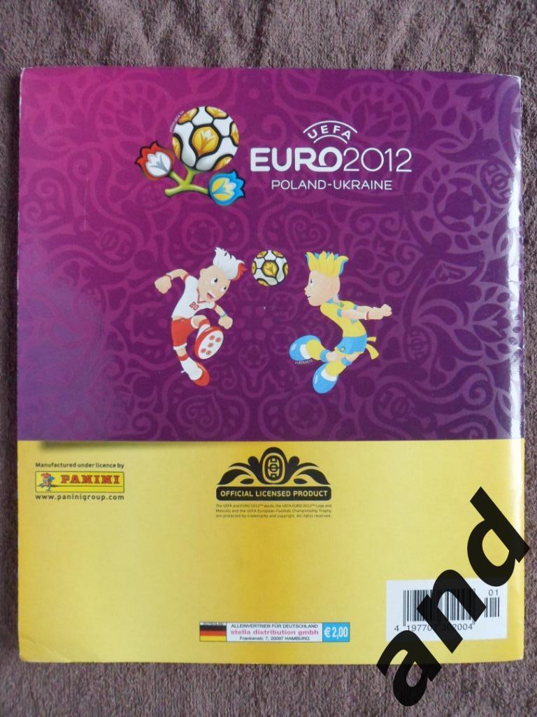 Альбом панини panini чемпионат Европы 2012 (со всеми наклейками)+плакат 7