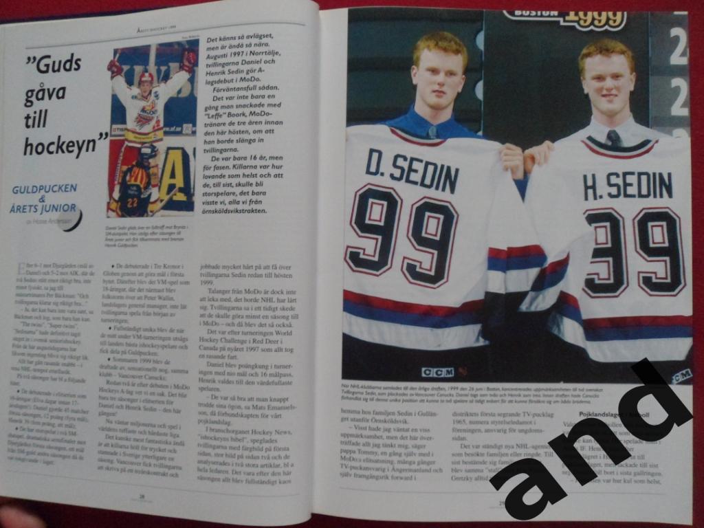 книга-фотоальбом История шведского хоккея 1999 г 3