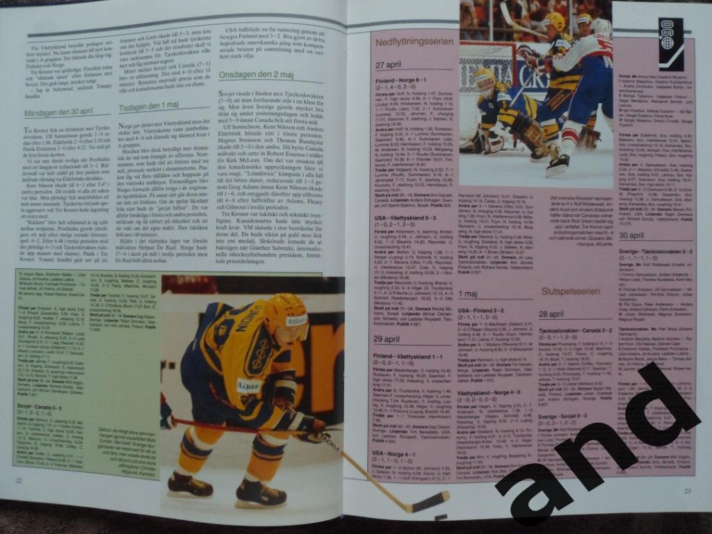 книга-фотоальбом История шведского хоккея 1990 г 5