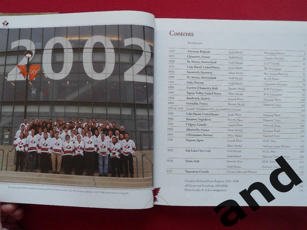 фотоальбом сб. Канады по хоккею на олимпиадах (1920-2010) фото команд 5