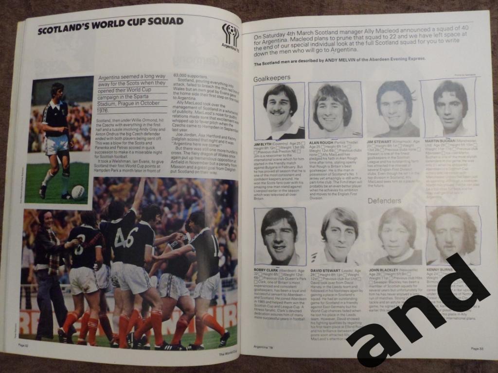 Общая программа - чемпионат мира по футболу 1978 6