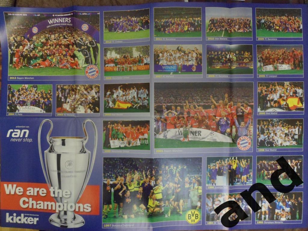 Kicker (спецвыпуск) Лига чемпионов 2013/14 + плакат 4