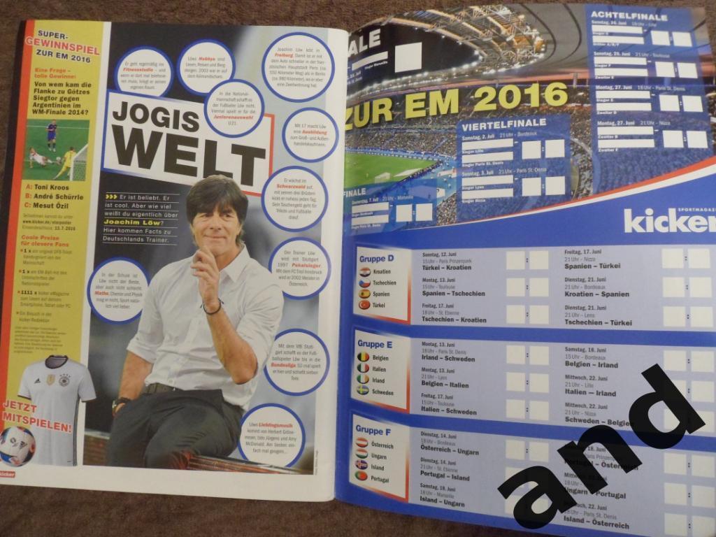 Kicker (спецвыпуск) Чемпионат Европы 2016 (постеры игроков) 4