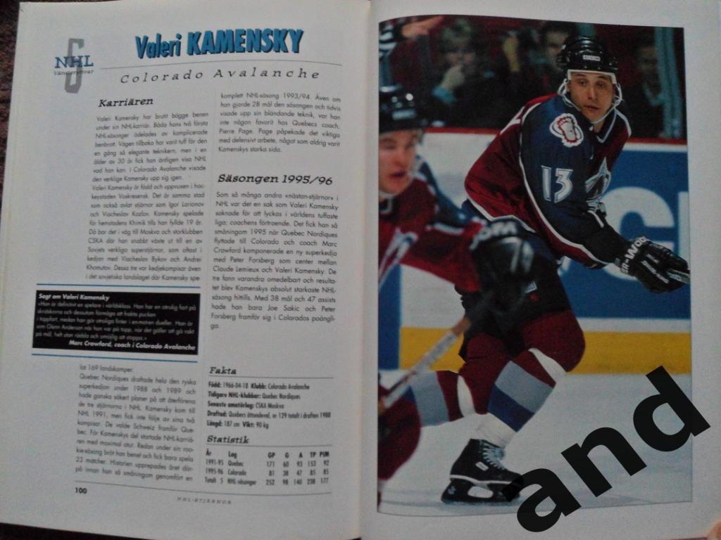 фотоальбом Хоккей. 50 звезд НХЛ 1996 (постеры игроков) 2