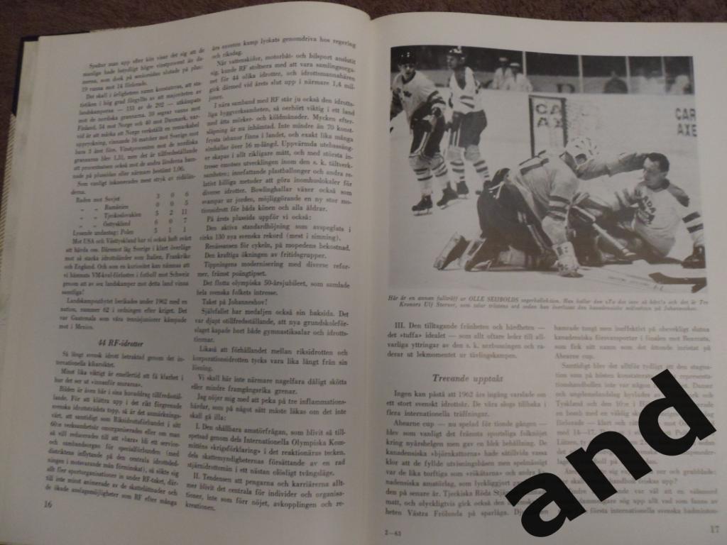 фотоальбом История шведского и мирового спорта 1963 г. 1