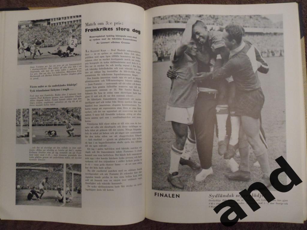 книга-фотоальбом История шведского футбола 1957-58 гг 2