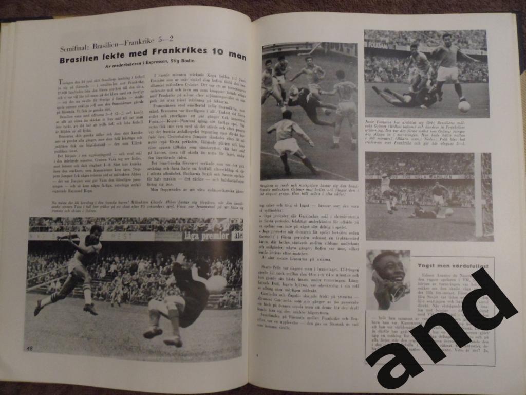 книга-фотоальбом История шведского футбола 1957-58 гг 3
