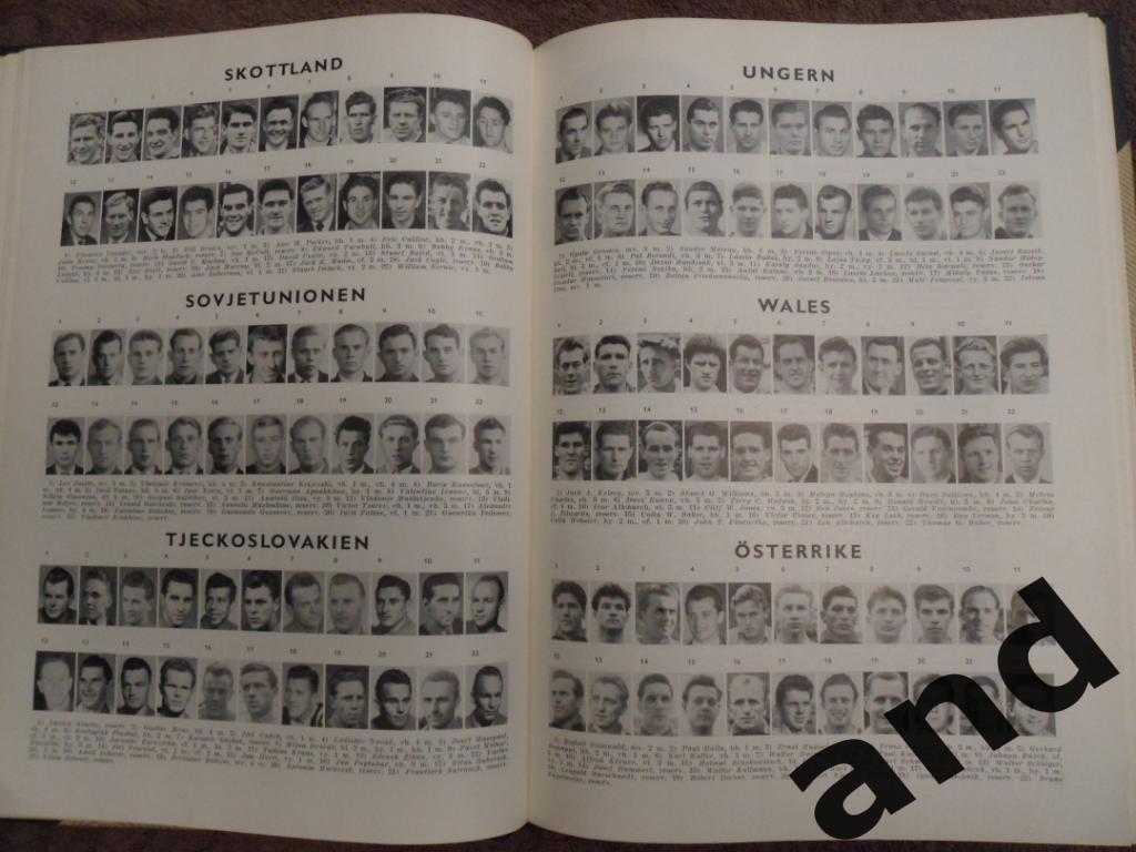 книга-фотоальбом История шведского футбола 1957-58 гг 5