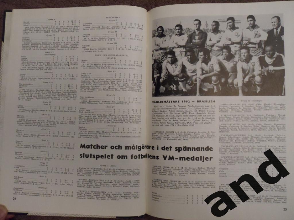книга-фотоальбом История шведского футбола 1962 гг 1