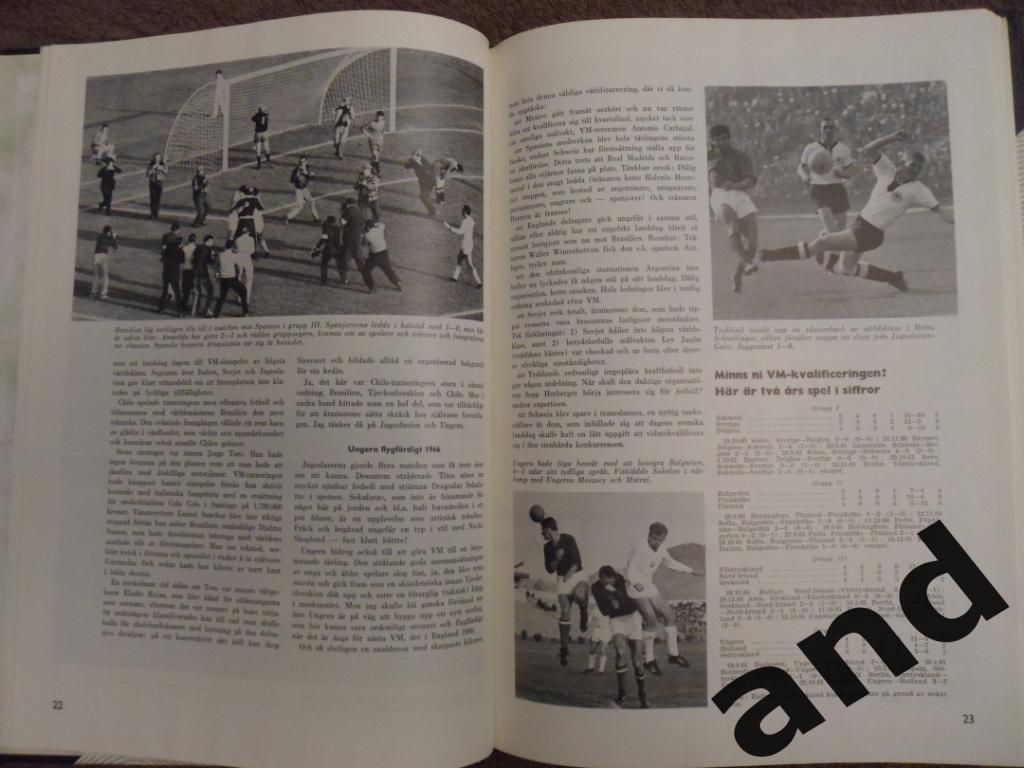 книга-фотоальбом История шведского футбола 1962 гг 2
