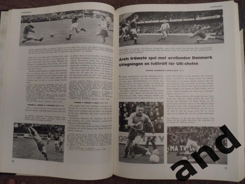 книга-фотоальбом История шведского футбола 1962 гг 7