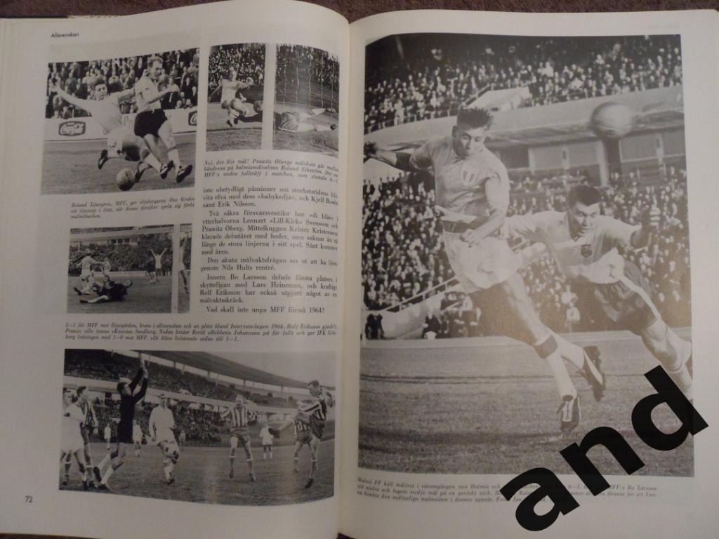 книга-фотоальбом История шведского футбола 1963 1
