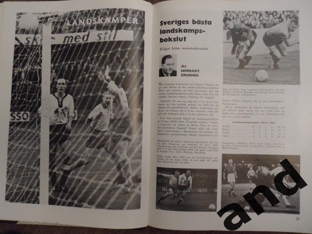 книга-фотоальбом История шведского футбола 1963 5