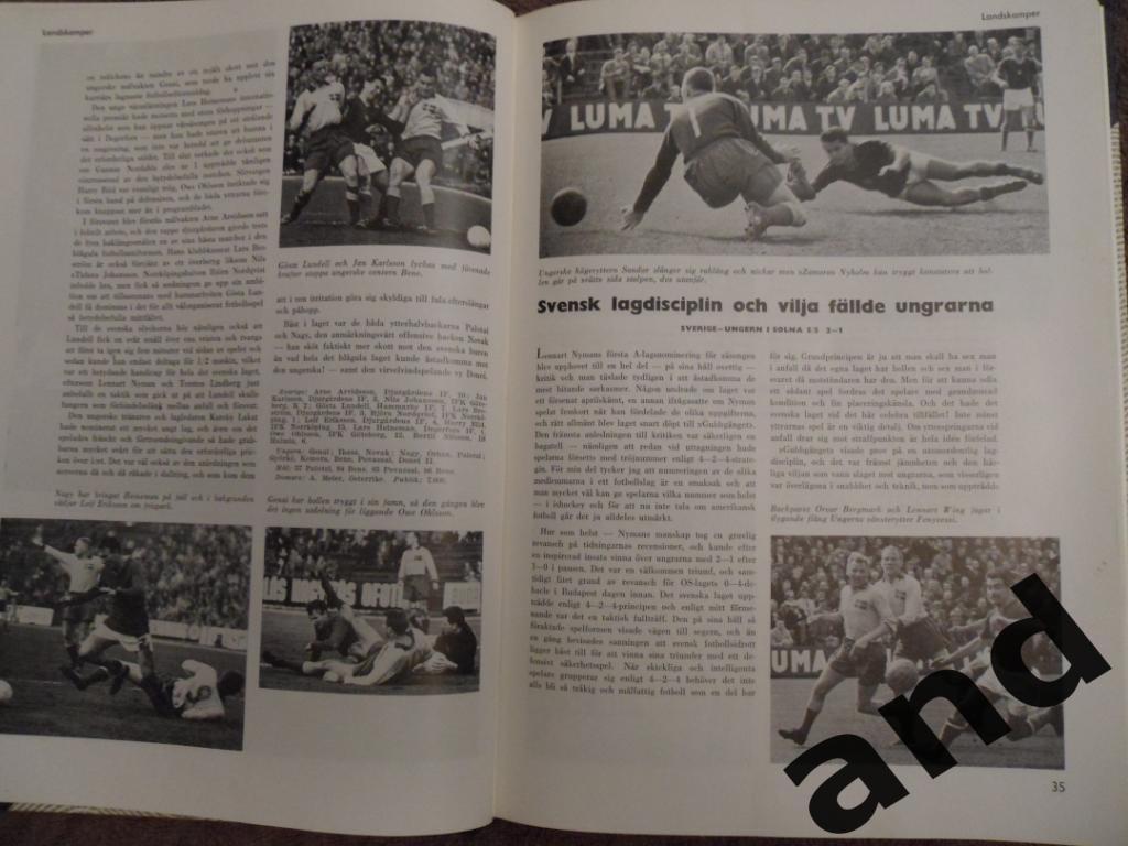 книга-фотоальбом История шведского футбола 1963 6