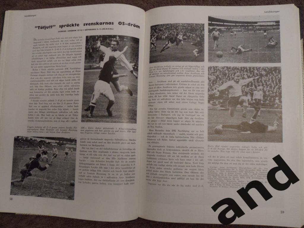 книга-фотоальбом История шведского футбола 1963 7