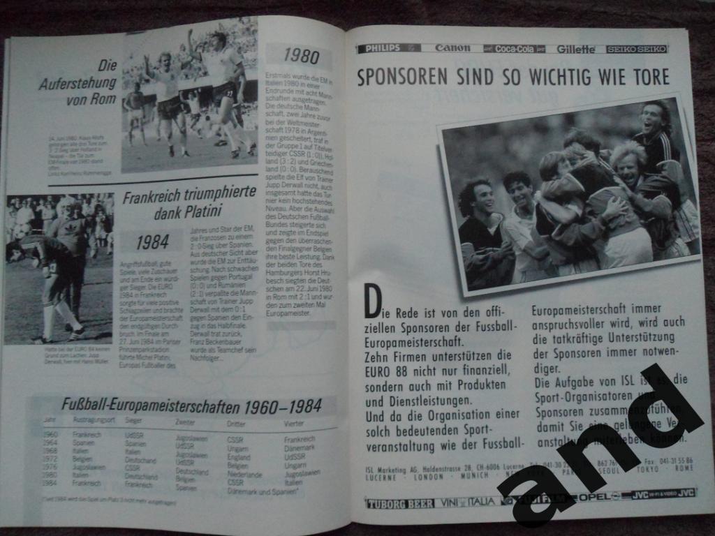программа Италия - Испания 1988 чемпионат Европы 3