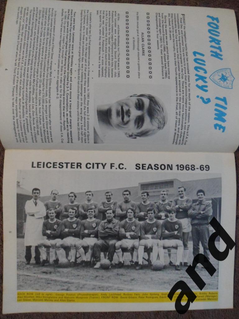 программа Лестер - Манчестер сити 1969 Финал Кубок Англии 2