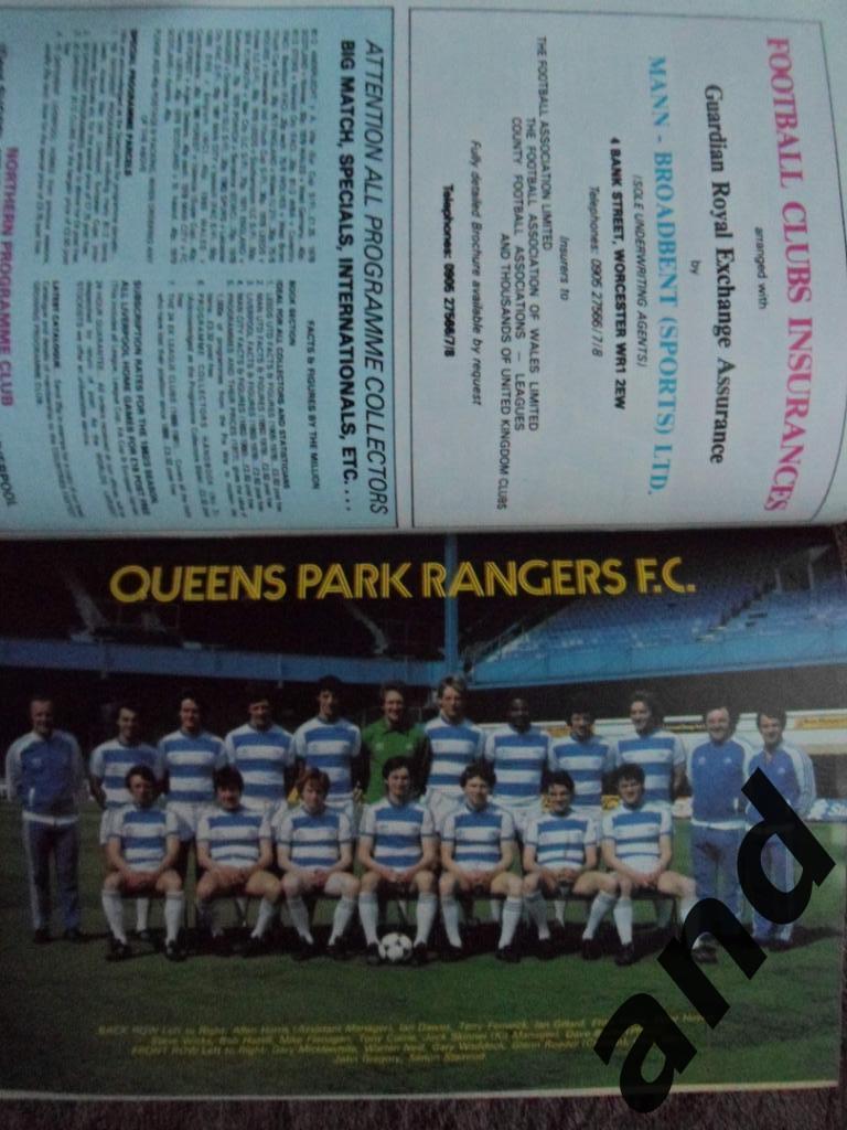 программа Куинс парк Рейнджерс - Тоттенхэм 1982 Финал Кубок Англии (2 постера) 2
