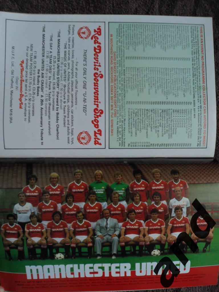 программа Брайтон Альбион - Манчестер Юнайтед 1983 Финал Кубок Англии(2 постера) 1
